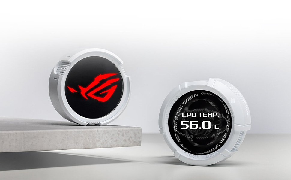 Система рідинного охолодження процесора ASUS ROG STRIX LC III 360 ARGB White, 3 вентилятори, біла