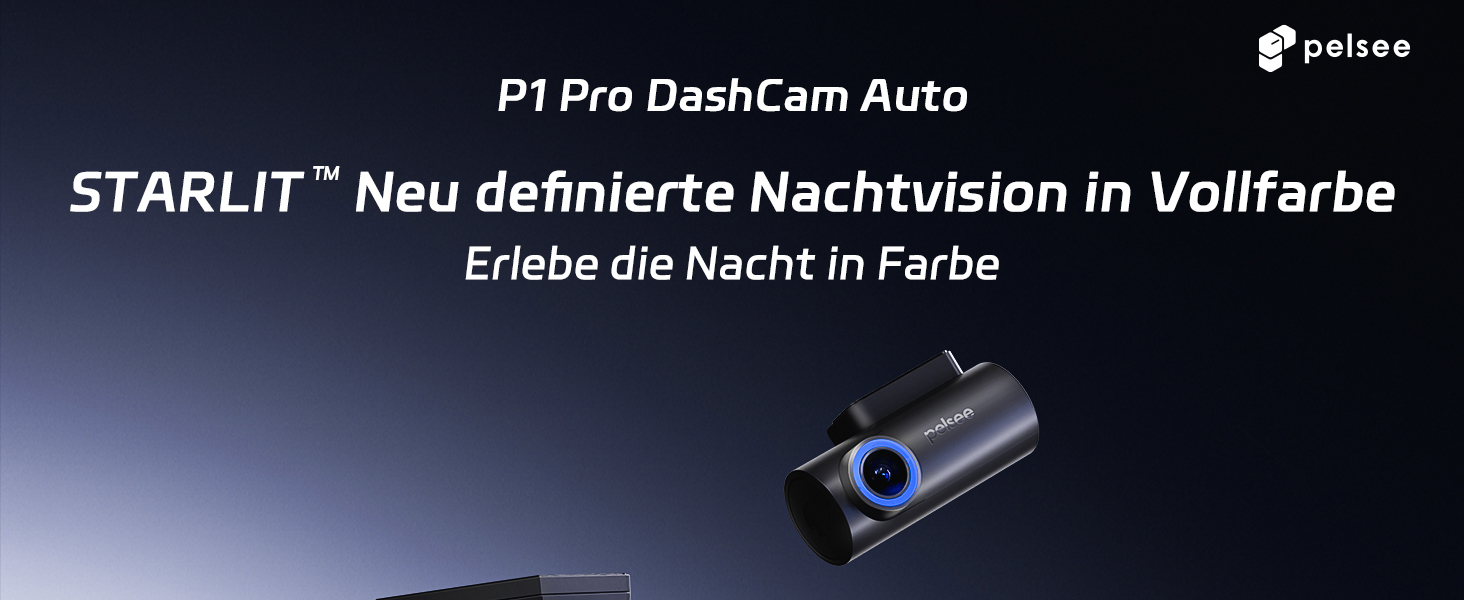 Автомобільний відеореєстратор Pelsee 4K Dashcam (передній та задній) з сенсором STARVIS 2, 3.39'' IPS дисплеєм, 24Гн паркуванням, 5.8GHz WiFi, HDR, WDR, ADAS, GPS та карткою пам'яті 64ГБ