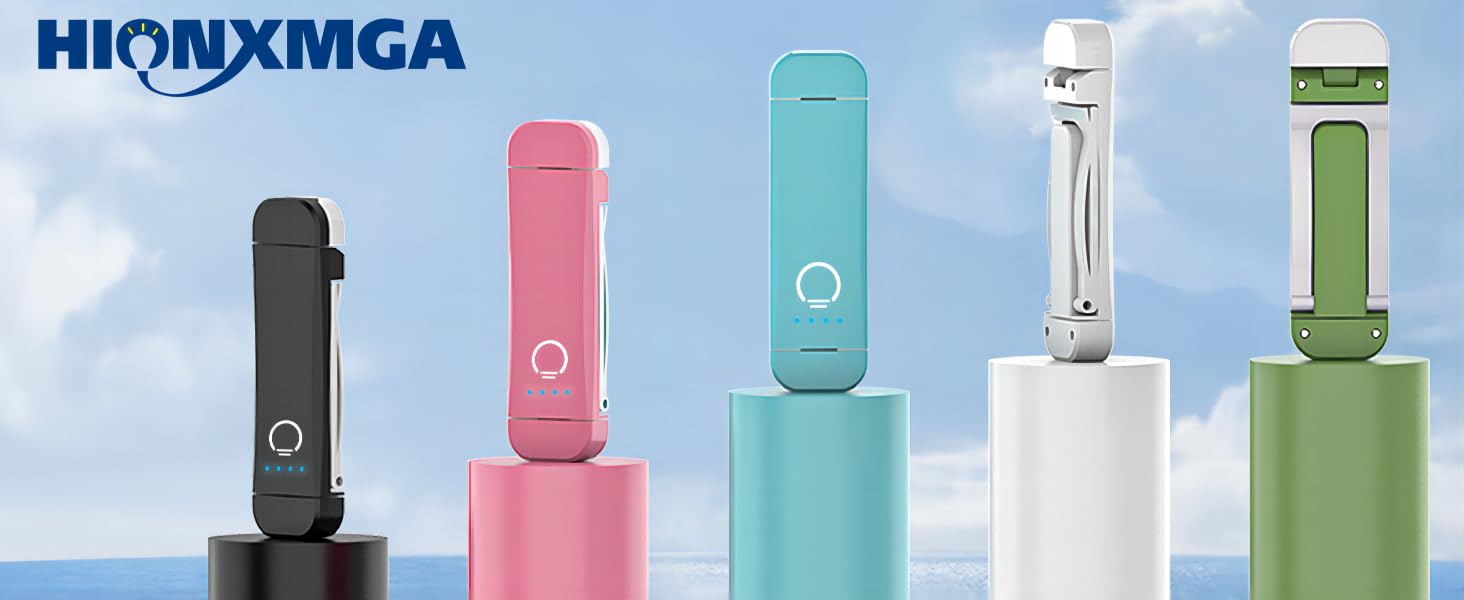 LED-лампа для читання HIONXMGA з кріпленням на книгу, 3 кольори, регулювання яскравості, перезаряджувана, для книголюбів та дітей