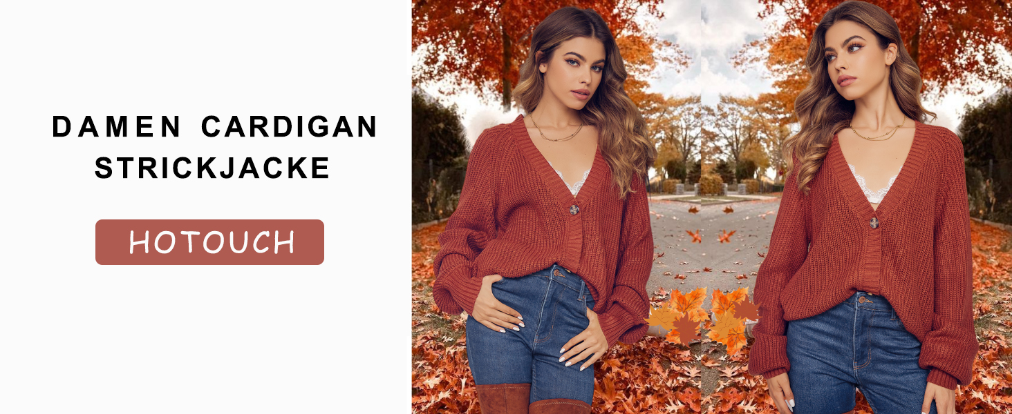 Жакет жіночий короткий в'язаний кардиган Hotouch з V-подібним вирізом та кнопками, відкритий спереду, светр, модний, повсякденний, топ (S, білий)