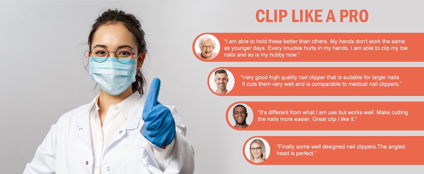 Кусачки для нігтів BEZOX ергономічні з похилим лезом для товстих нігтів (чорні) + пилочка для нігтів. Кусачки для дорослих, чоловіків та жінок.