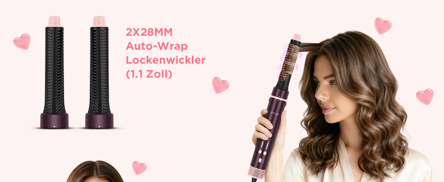 PARWIN PRO BEAUTY MaxAIR 2.0 Multi-Styler Set: 7-в-1 для волосся (Локон, Випрямлення, Фен, Об'єм)