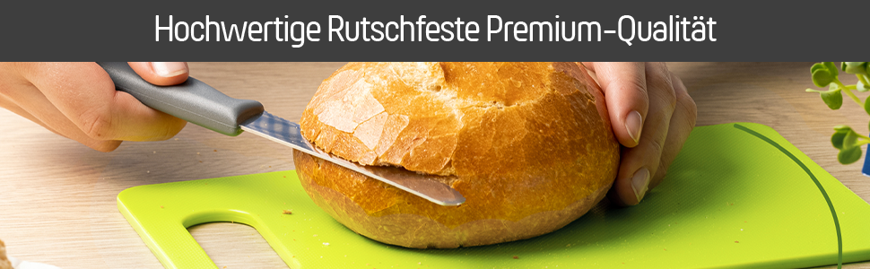 Набір кухонних дощок Coolinato з пластику сірого кольору (3 шт.) S/M/L - антибактеріальні, з жолобком для соку, неслизькі кутики та ручки. 3 розміри для гігієнічного розділення. Можна мити в посудомийній машині.