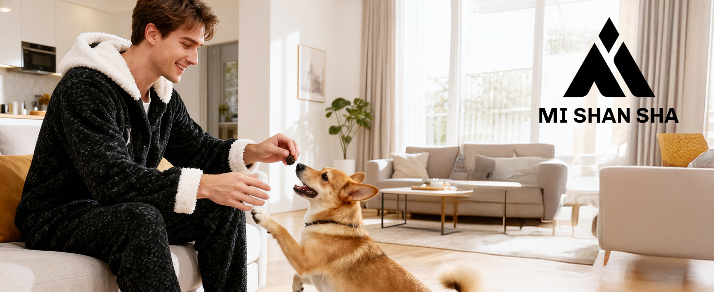 Тапочки зимові Mishansha для чоловіків та жінок, утеплені, з пам'яттю, з плюшем, 42/43 EU, чорні