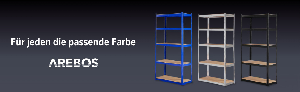 Arebos Heavy-Duty 2-Tier Shelf Set