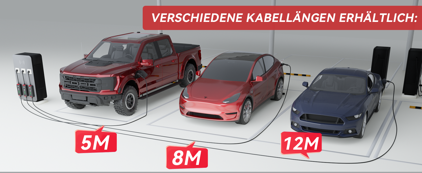 Кабель для зарядки електромобіля Type 2 Schuko 3.6 кВт, 5м, IP65, 16A - Зарядний пристрій для електрокарів та гібридів