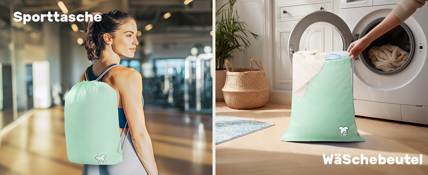 Набір з 8 компресійних органайзерів для валізи - чорний та м'ятний (8 шт.)