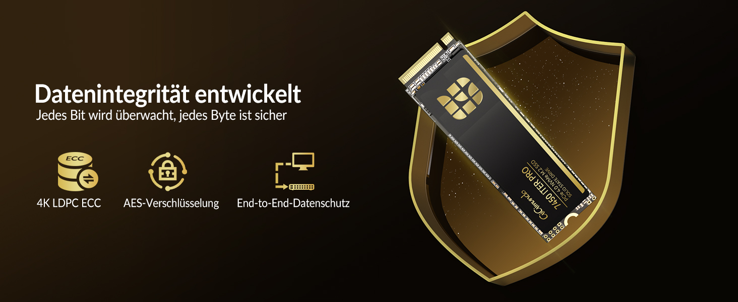 SSD GiGimundo 1TB M.2 NVMe PCIe Gen4×4 – 7100 МБ/с, 5000 МБ/с, 2280, 3D NAND TLC, сумісний з PS5