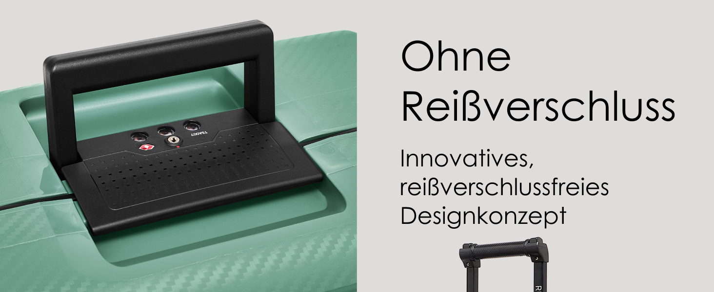 Набір валіз REDOLZ 3 шт. з жорстким корпусом | Система 3-х точкового замикання | З високоякісного поліпропілену | 4 подвійні колеса & TSA-замок | Для жінок та чоловіків (Essentials 15) (Колір: Бежевий, Розмір: M (65 см))