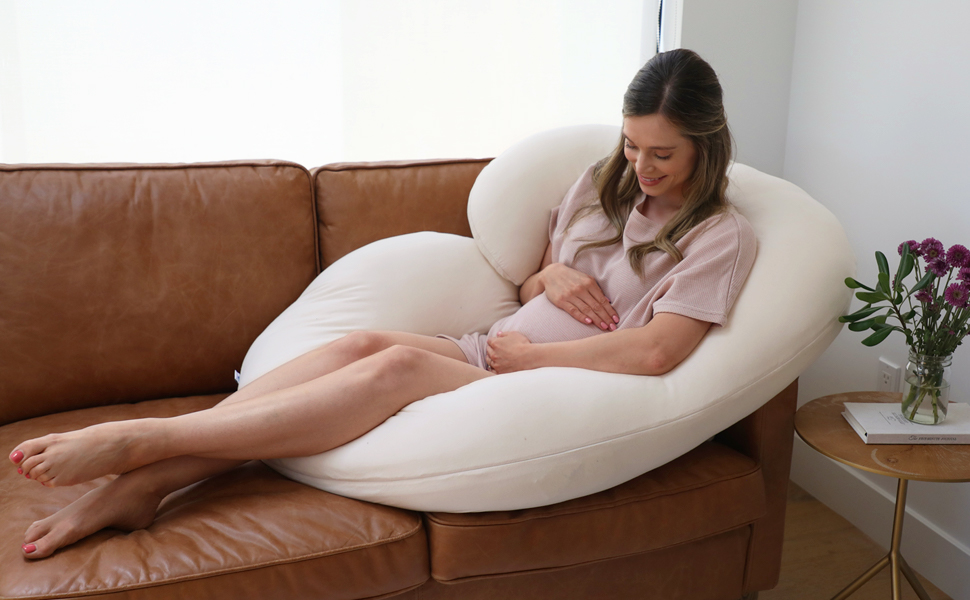 Подушка для вагітних PharMeDoc, бежева