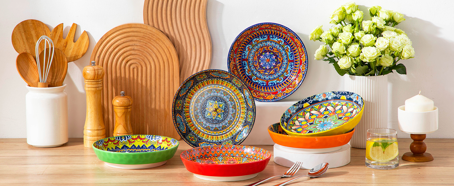 Набір посуду Porzellan Vancasso 18-частинний (6 осіб), Boho стиль, серія KRVI