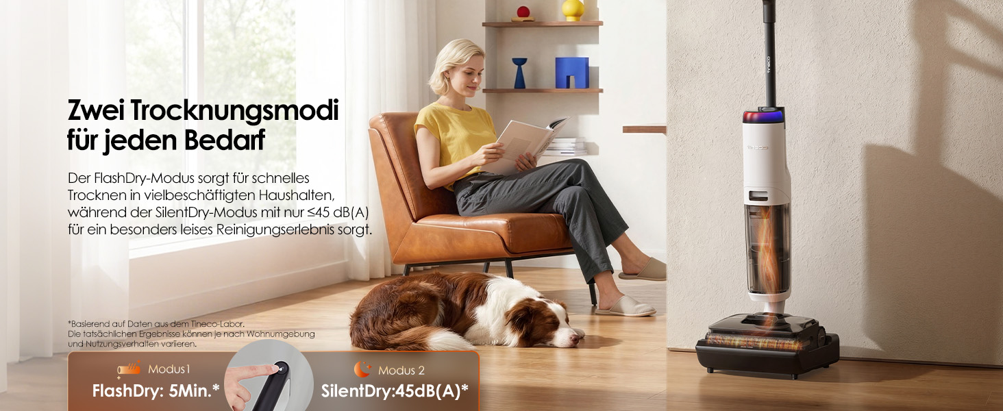 Вертикальний миючий пилосос Tineco Floor ONE S7 Stretch Turbo з функцією FlashDry та DualBlock