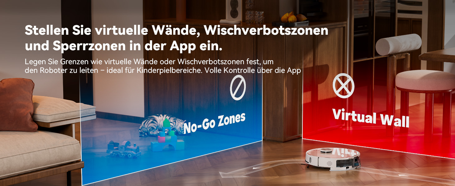 Робот-пилосос Tesvor S8 Pro з функцією миття - 8000Pa, LiDAR-навігація, 240 хв роботи, керування через додаток/Alexa, для прибирання шерсті тварин, килимів та твердих підлог