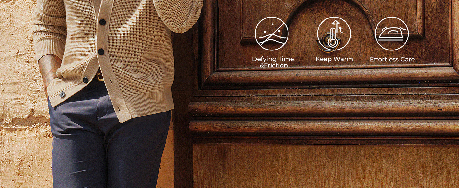 Чоловічий кардиган PJ PAUL JONES з в'язаним візерунком