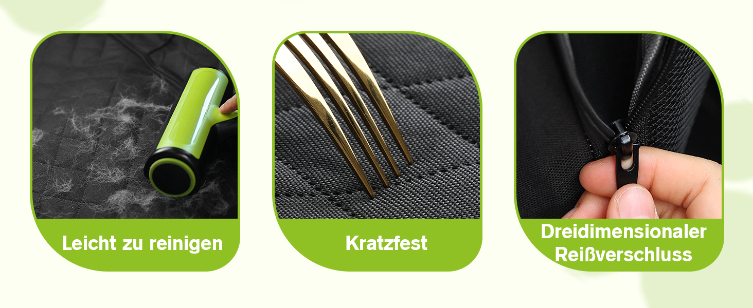 Автокрісло для собак Pecute, 43x43x30 см, чорне. Водонепроникне, стійке до подряпин, з підсиленими боковинами та кишенями. Для собак середніх та маленьких порід.