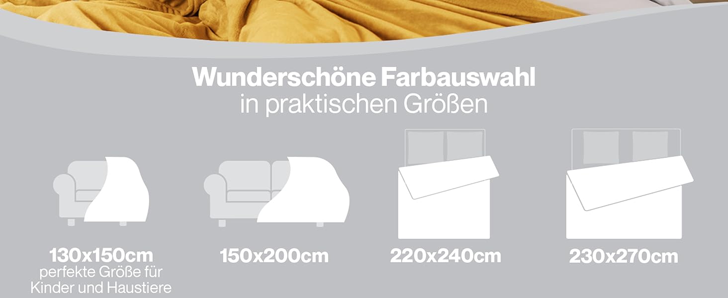 М'яка ковдра Blumtal Kuscheldecke: флісова ковдра 150x200 см, сертифікат Oeko-TEX, для дому та відпочинку, колір антрацит