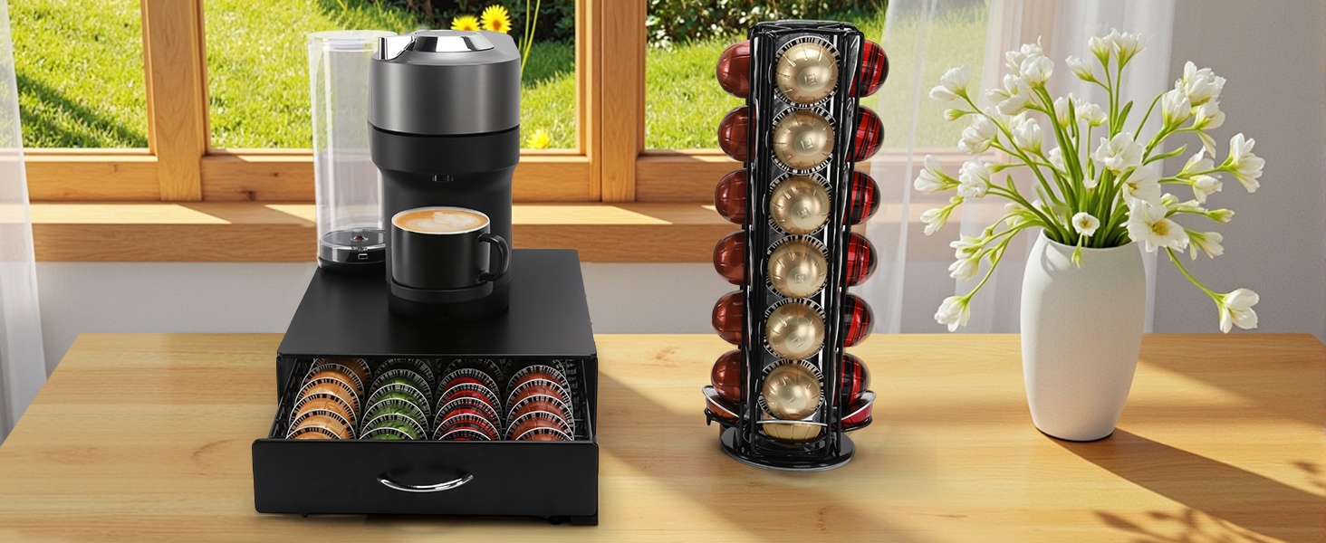 Тримач для кавових капсул Nespresso Vertuo, металевий диспенсер для кави