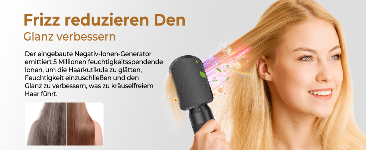 Мультистайлер Airstyler Pro 7-в-1: Фен, дифузор, локони, термощітка, випрямляч, чорний