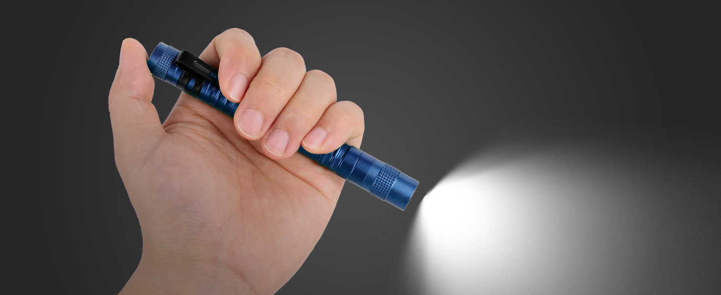 Ліхтарик LED Lepro, Mini IPX4 Водостійкий, 3 Режими, 2 шт. (Синій)