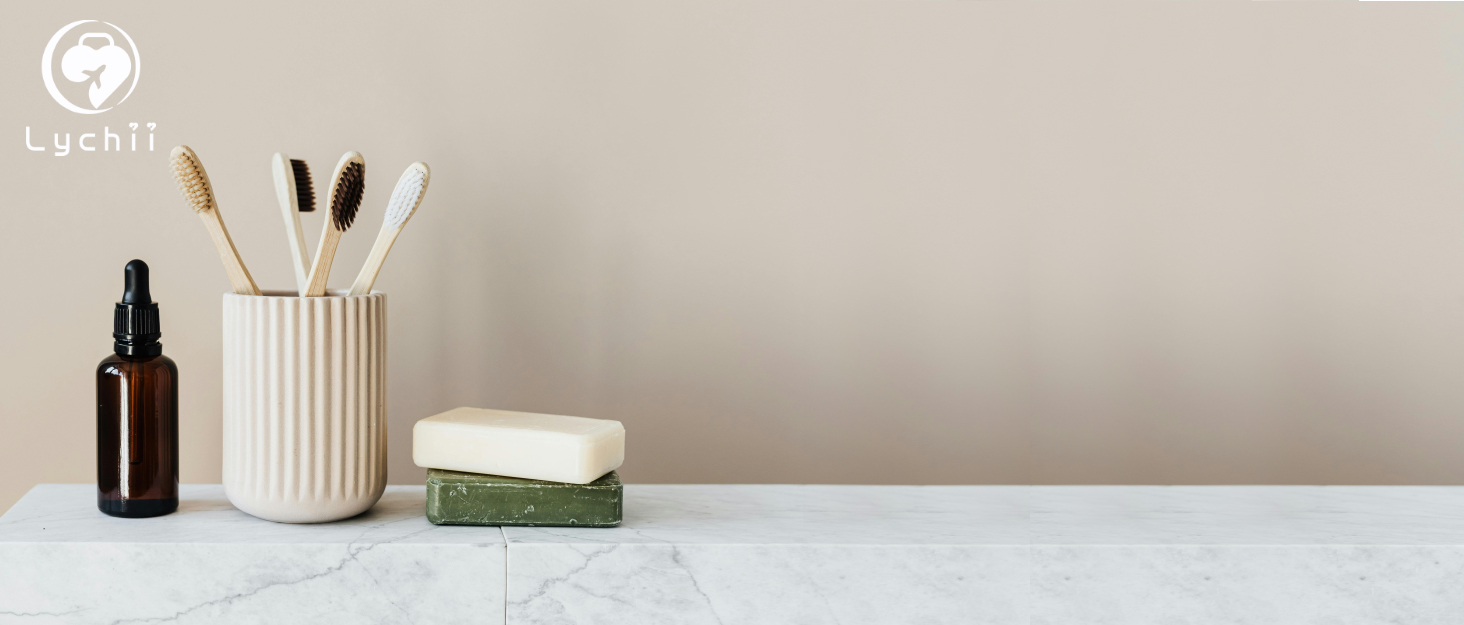 Чоловіча/Жіноча косметичка Lychii для подорожей, водонепроникна, навісна, органайзер, Navy Blue