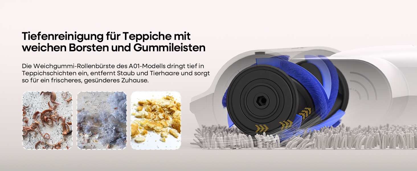 Бездротовий пилосос AlloyMove A01: потужний, з великим контейнером 1.5л та фільтрацією 99.9%, для волосся, килимів та твердих поверхонь (срібний)