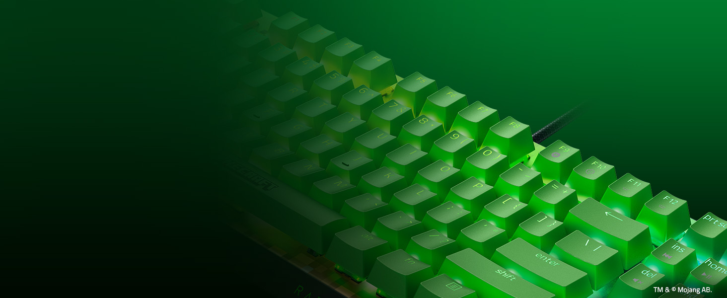 Механічна ігрова клавіатура Razer BlackWidow V4X з Green Clicky Switches (RGB Chroma, 6 макро-клавіші, Doubleshot ABS-клавіші, QWERTY US-розкладка)