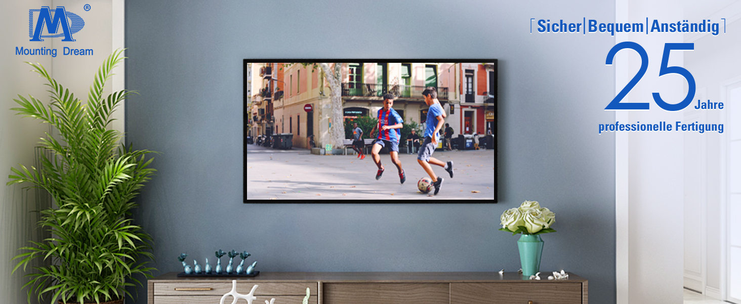 Кріплення для телевізора Mounting Dream MD2361-K-03: жорстке кріплення для LED, LCD, OLED, Plasma TV 66-140 см (26-55 дюймів) з VESA 50x50-400x400mm, до 45,5 кг