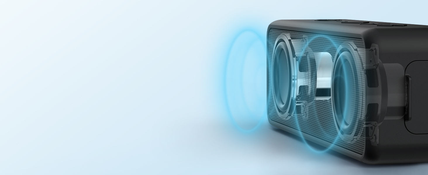 Портативна Bluetooth колонка Anker SoundCore 2, Чорна: потужний звук, глибокий бас, 24 години роботи, водонепроникність IPX7, сумісна з iPhone, Galaxy