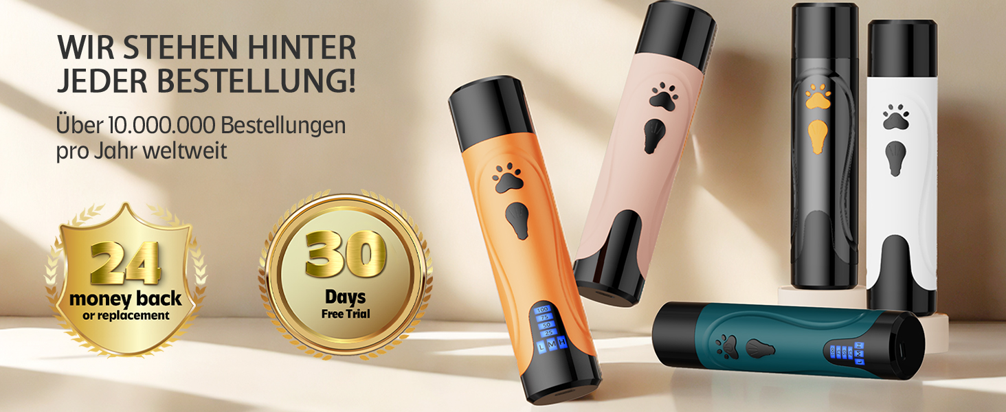 Електричний точилка для кігтів собак YABIFE, 3 швидкості, тиха, для собак та котів