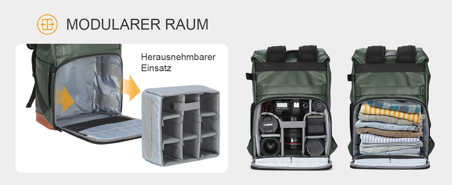 Рюкзак для камери Tarion: водонепроникний, з відділенням для 14