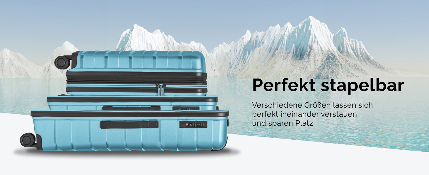 Чемодан середній з жорстким корпусом, розширюваний, 45 x 27 x 66 см, з подвійними колесами та TSA-замком, 3.7 кг, з високоякісного поліпропілену, унісекс, Emerald Green Metallic