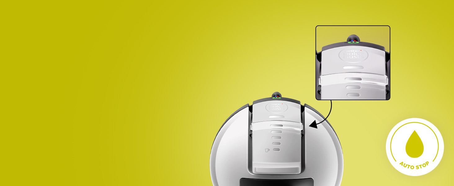 Кавомашина NESCAFÉ Dolce Gusto Mini Me від Krups, чорна/антрацитова, KP1238. Автоматична капсульна кавомашина з 15 Bar тиском, об'єм резервуару 0,8 л, режим Eco. Приготування гарячих та холодних напоїв.