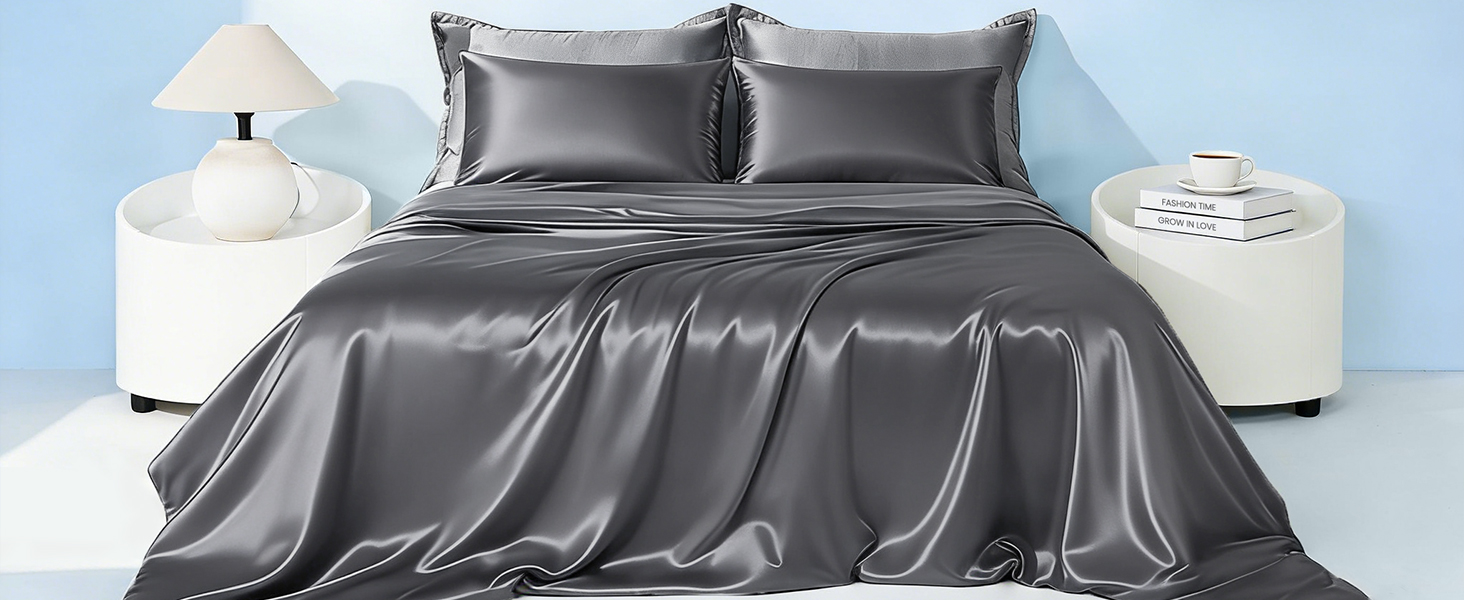 Охолоджуюча літня ковдра Elegear з технологією Arc-Chill 3.0, 150x200 см, темно-сірий перламутр. Q-Max > 0.5