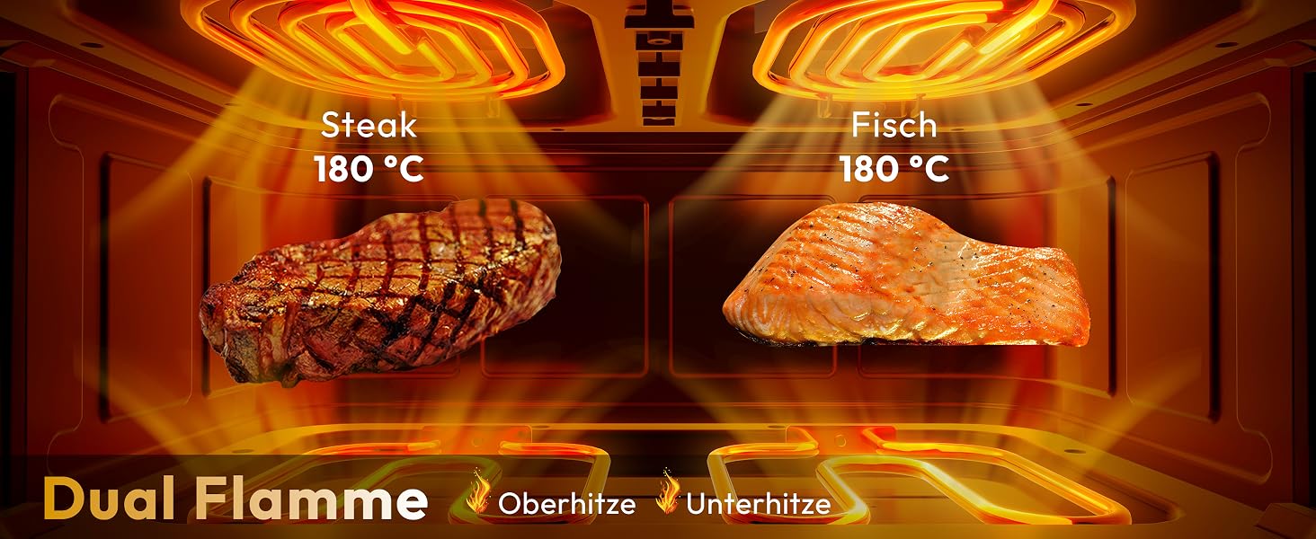 Аерофритюрниця LLIVEKIT з двома камерами 2x4,5л (10л), 8 програм, 4D конвекція, енергоощадна, чорна
