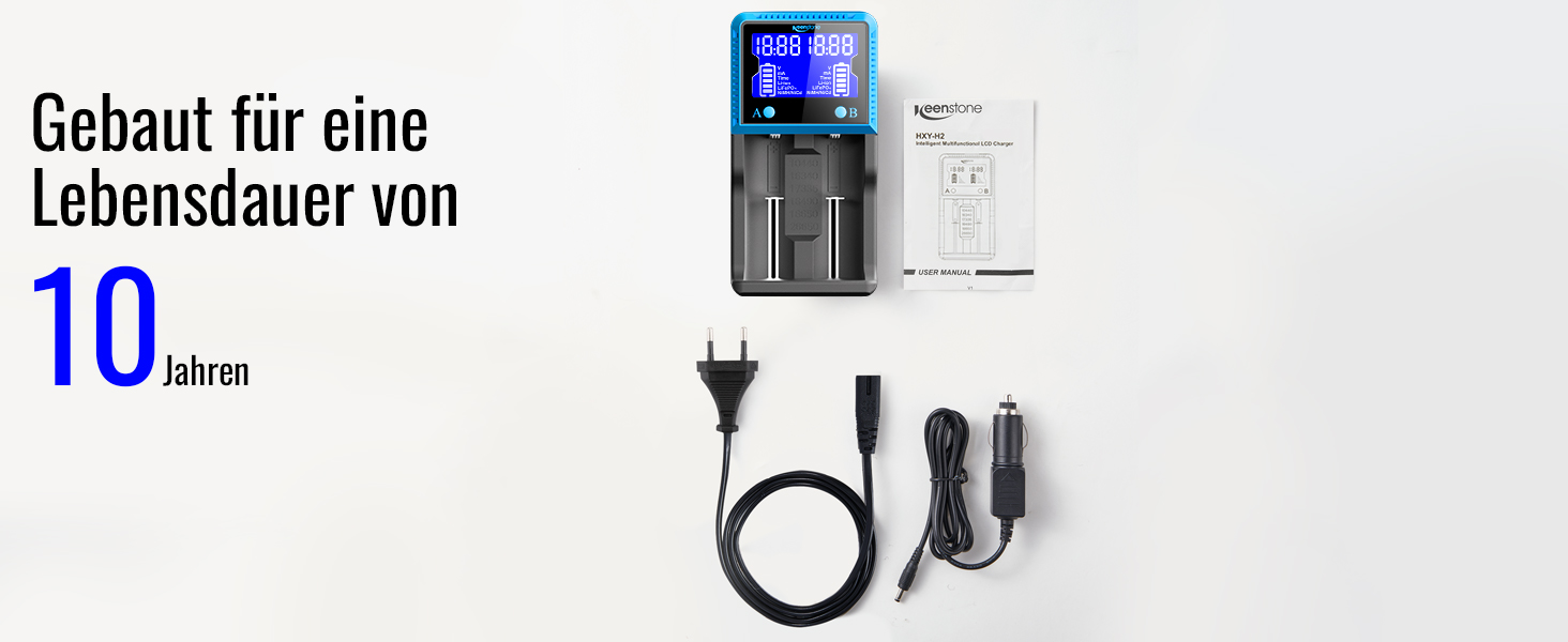 Універсальний зарядний пристрій для акумуляторів 18650 з 4 слотами, LCD Smart швидка зарядка Ni-MH/Ni-CD AA/AAA Li-Ion/LiFePO4/IMR 10440-26650
