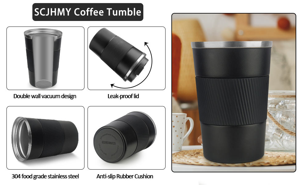 Термокружка з нержавіючої сталі, 380 мл, блакитна. Ізольована термокружка для напоїв, подорожей, авто. З кришкою, подвійні стінки, не протікає.