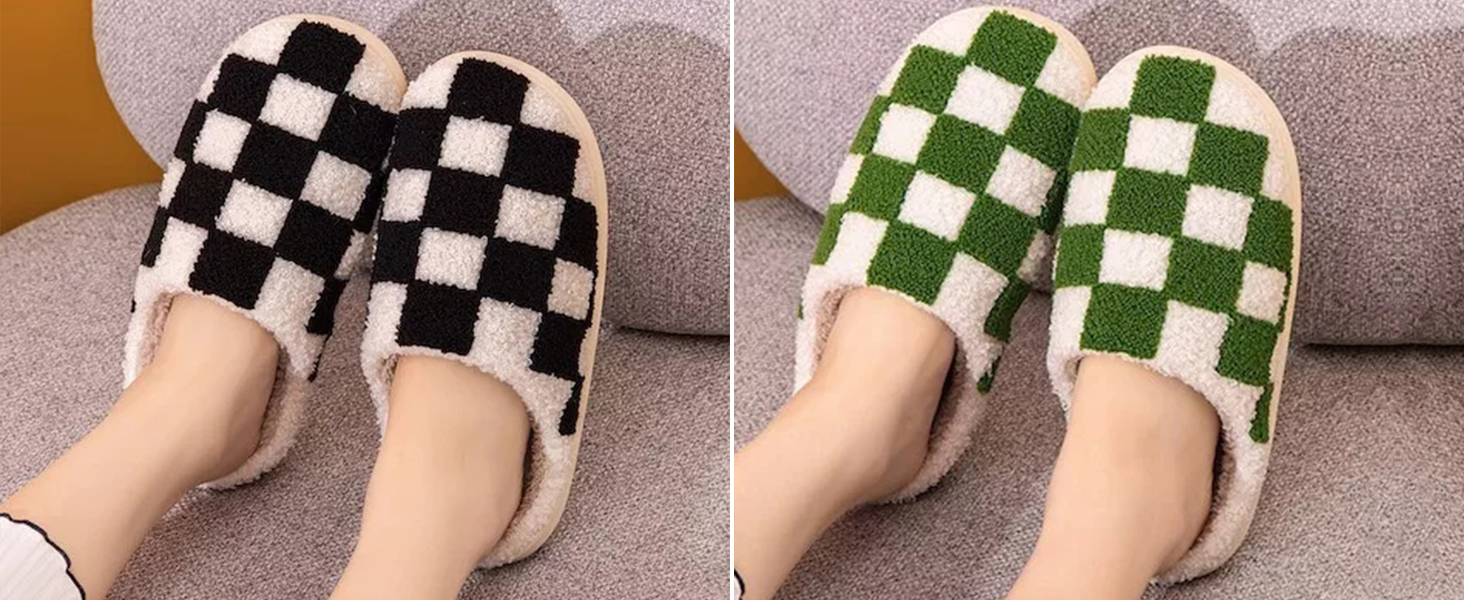 Тапочки додому TOPALL для жінок, теплі, м'які, зимові, пухнасті, антиковзні (3 Xmastree, 36/37 EU)