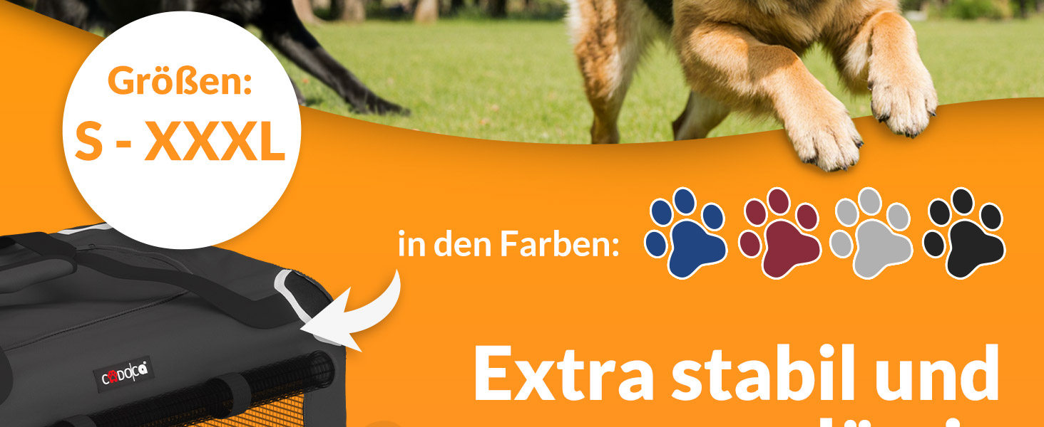 Транспортна переноска для собак XXXL, 101x70x70 см, складана, дихаюча, міцна, сіра