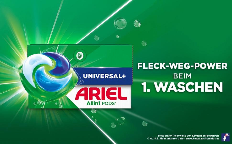 Капсули для прання Ariel Universal+ універсальний засіб для прання, 82 шт