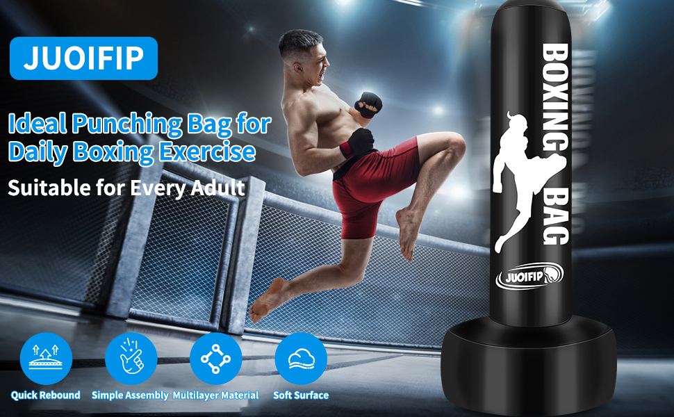 Надувний боксерський мішок Boxsack 180 см для тренувань MMA, Муай Тай, фітнесу