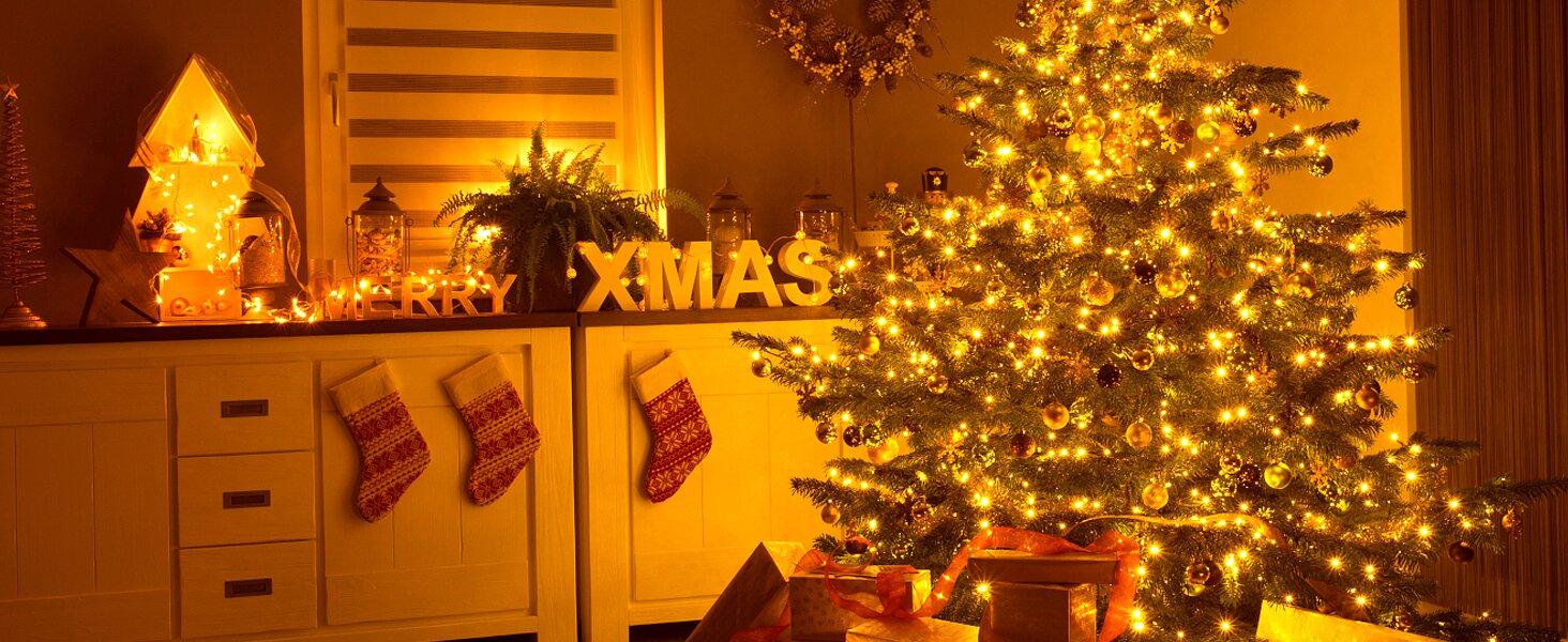 Гірлянда світлодіодна зовнішня 100 метрів, 1000 LED, теплий білий колір, для декору на Різдво, водонепроникна IP44, 8 режимів, для дому, вечірки, ялинки, балкону, тераси