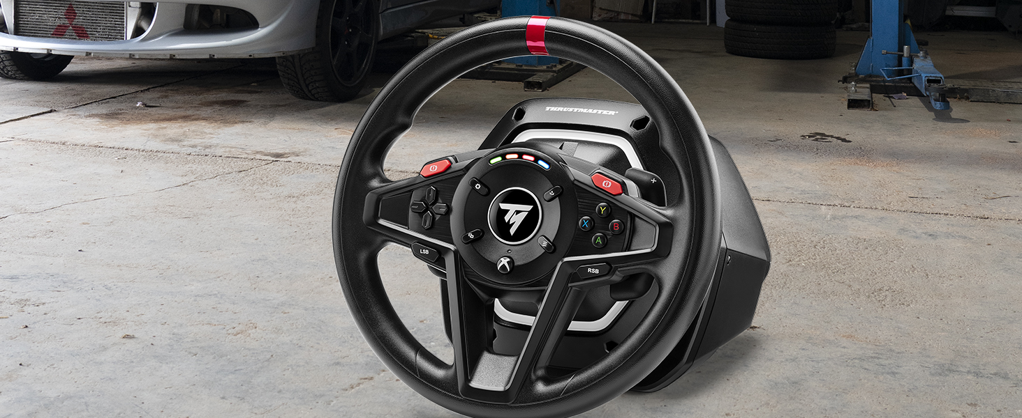 Рульове колесо Thrustmaster T128 з Force Feedback та магнітними педалями, Xbox Series X|S, Xbox One, PC