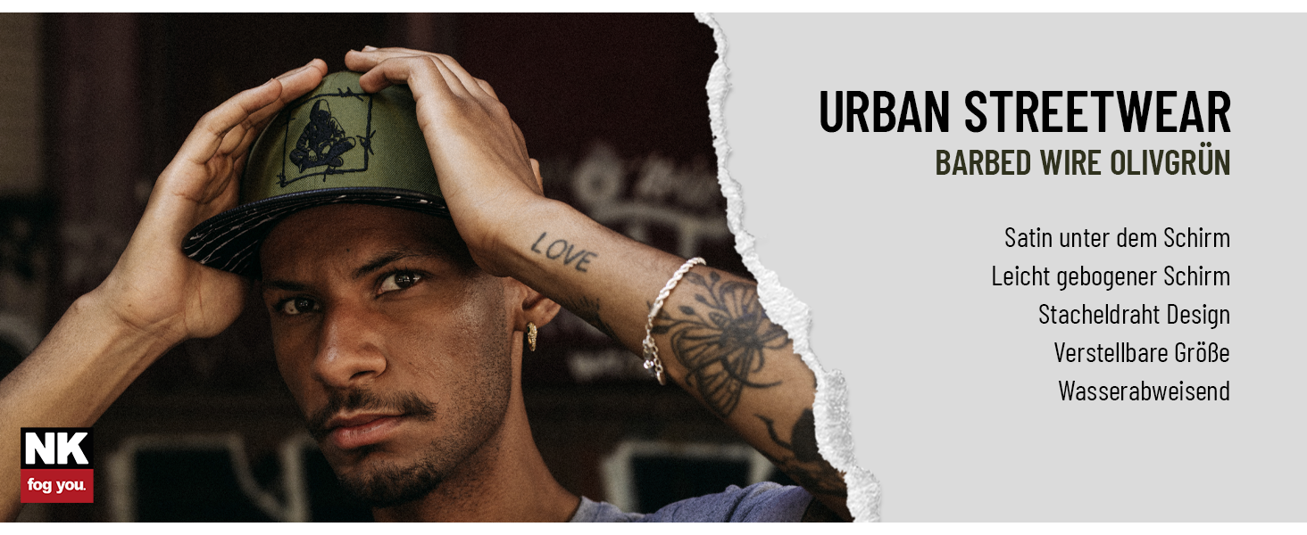 Кепка Nebelkind Snapback з прямим козирком (оливковий, унісекс)