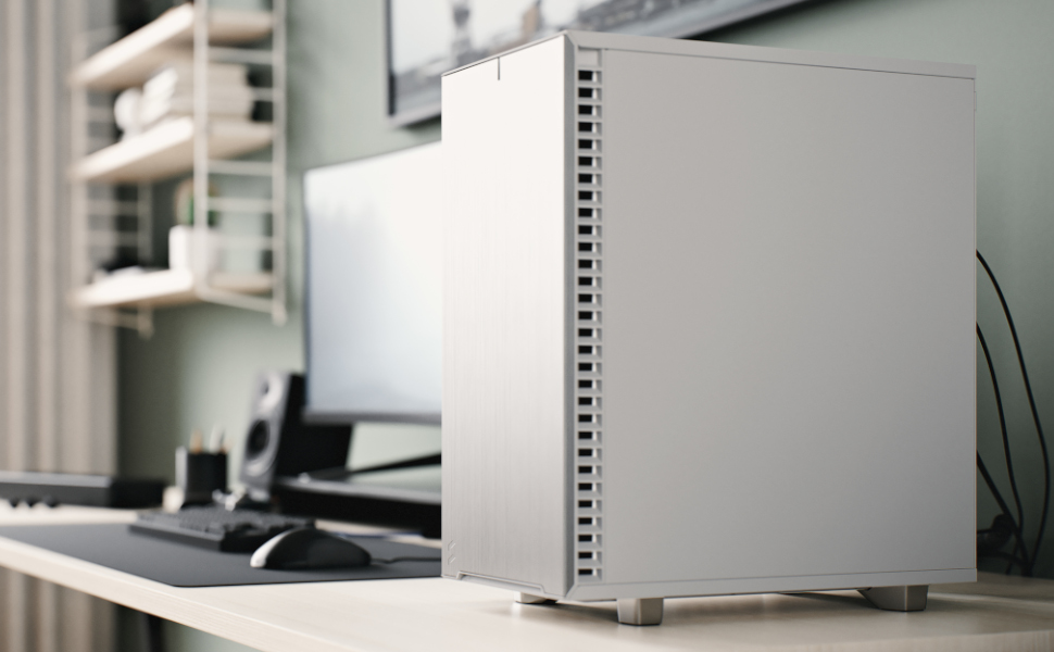 Комп'ютерний корпус Fractal Design Define 7 Compact чорного кольору (білий, з прозорою панеллю)