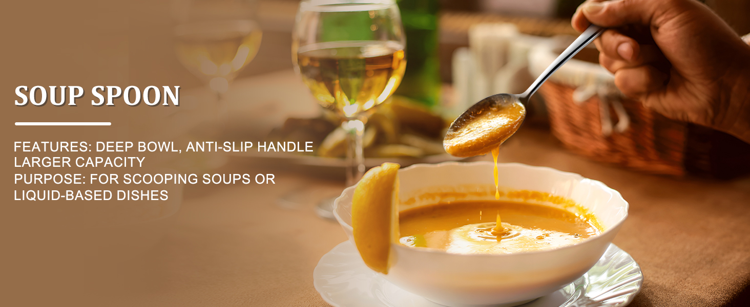 Набір столових приборів TAN REN, чорний, 48 предметів (8 осіб), з ножем для стейка, нержавіюча сталь