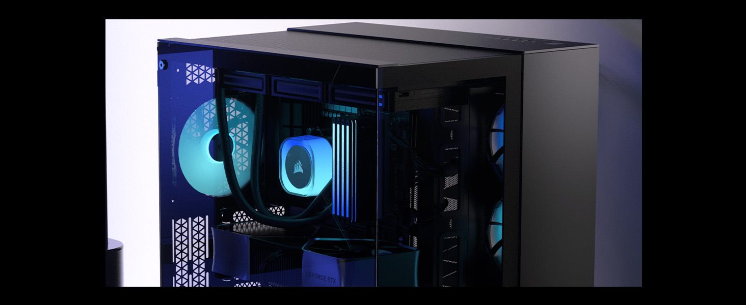 Корпус ПК CORSAIR 6500X Obsidian: Mid-Tower ATX з двокамерним дизайном та великою гнучкістю охолодження