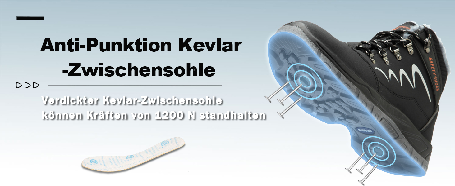 Черевики безпеки зимові чоловічі/жіночі S3, легкі, теплі, з металевим носком, 35-48 (38 EU, чорний)