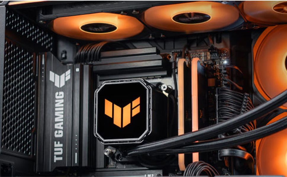 ASUS TUF Gaming LC III 360 ARGB - водяне охолодження CPU з RGB підсвічуванням, 360 мм, для Intel LGA 1851/1700/1200 та AMD AM5/AM4