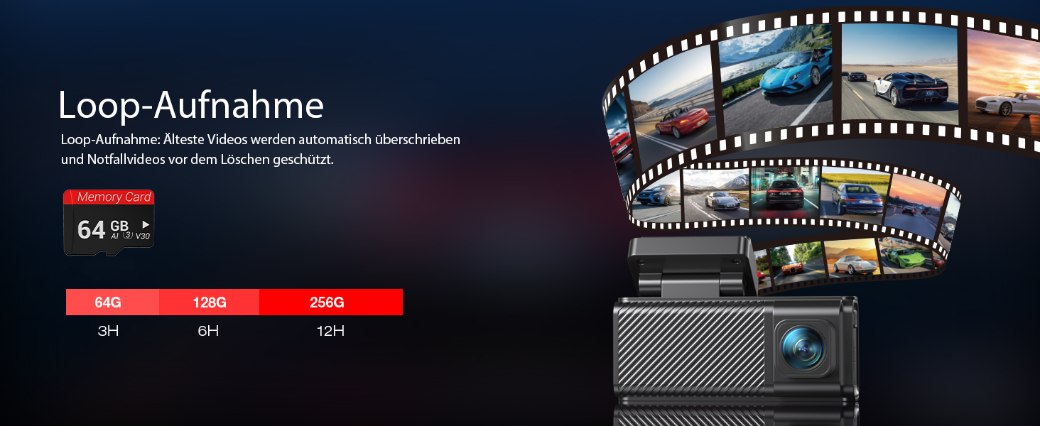 Автомобільний відеореєстратор 4K+2.5K з GPS та 5.8 GHz Wi-Fi, двоканальна камера з IPS-екраном 3.16