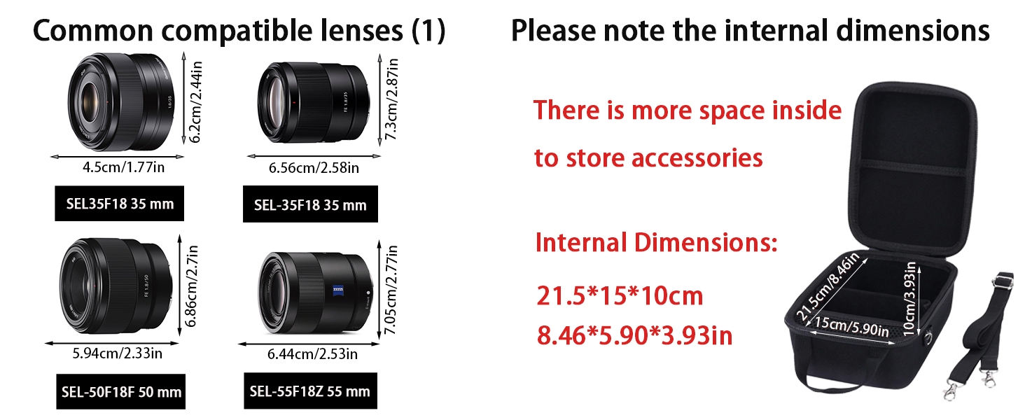 Чохол для камери Sony Alpha 6000/6300/6400/6500/6700, чорний, Aenllosi